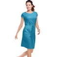 thumbnail image 1 of ellos Women's Plus Size Knit Drawstring Dress - 30/32, Tropical Aqua, 1 of 6