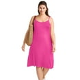 thumbnail image 1 of ellos Women's Plus Size Knit Tank Dress - 4X, Tropical Raspberry, 1 of 6