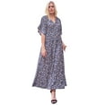 thumbnail image 1 of ellos Women's Plus Size Knit Tie-Back Maxi, 1 of 5