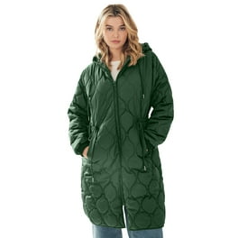 Woman Within Plus Size Reversible Quilted Barn Jacket