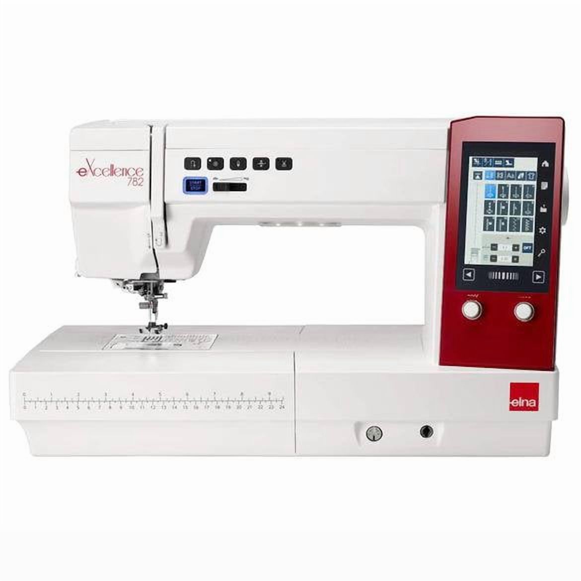elna eXcellence 782 Computerized Sewing Machine with Accurate Stitch Regulator Equivalent to Janome MC9480QCP