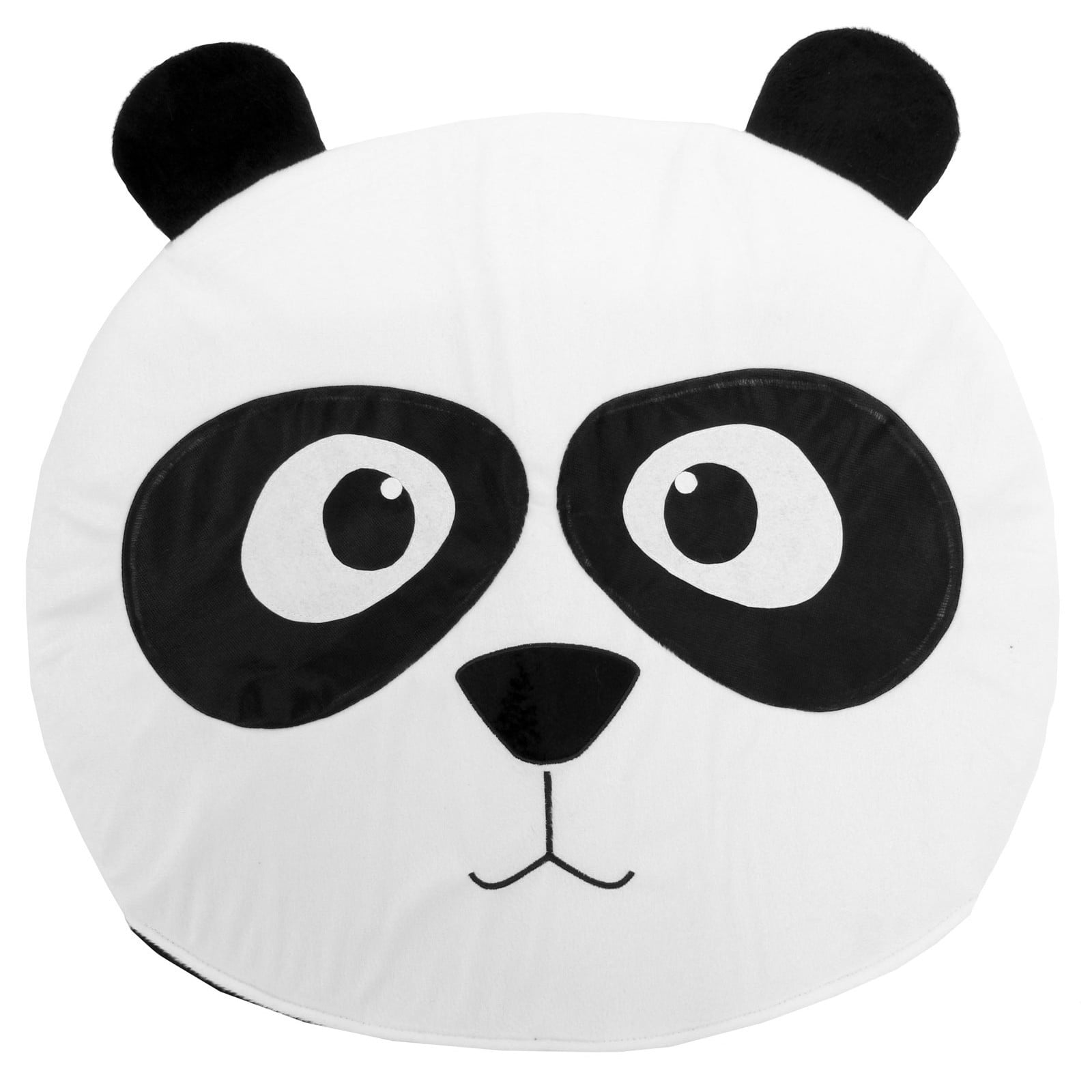 elope Head Panda White Polyester Panda Halloween Costume Mask