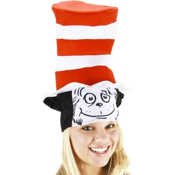 elope The Cat In The Hat Costume Accessories Set with Smiling Hat