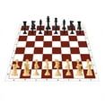 thumbnail image 1 of eloria 10" Inch Tournament CHESS Board, Canvas Board Queens Game Chess Board Only, 1 of 3