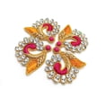 thumbnail image 1 of eloria 11pcs Flower Designer Embroidery Neck sew on Applique Patches/Decorative Patches for Clothes, Jackets, Jean's, Blouse, Saree, Dress Decoration(Multicolor), 1 of 4