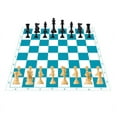 thumbnail image 1 of eloria 12" Inch Tournament CHESS Board, Canvas Board Queens Game Chess Board Only, 1 of 3