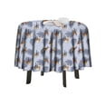 thumbnail image 1 of eloria Animal Printed Round Table Cloth Resistant Washable Decorative Table Cover for Dining Table, 1 of 1