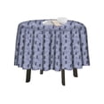 thumbnail image 1 of eloria Cactus Printed Round Table Cloth Resistant Washable Decorative Table Cover for Dining Table, 1 of 1