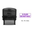 thumbnail image 1 of eloria Credit -Text Self Inking Rubber Stamp Business Custom Stamp Office Stationery, 1 of 1
