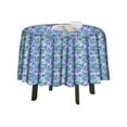 thumbnail image 1 of eloria Floral Printed Round Table Cloth Resistant Washable Decorative Table Cover for Dining Table, 1 of 1