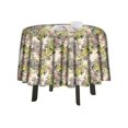 thumbnail image 1 of eloria Floral Printed Round Table Cloth Resistant Washable Decorative Table Cover for Dining Table, 1 of 1