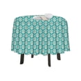 thumbnail image 1 of eloria Floral Printed Round Table Cloth Resistant Washable Decorative Table Cover for Dining Table, 1 of 1