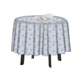 thumbnail image 1 of eloria Geometric Printed Round Table Cloth Resistant Washable Decorative Table Cover for Dining Table, 1 of 1