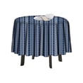 thumbnail image 1 of eloria Geometric Printed Round Table Cloth Resistant Washable Decorative Table Cover for Dining Table, 1 of 1