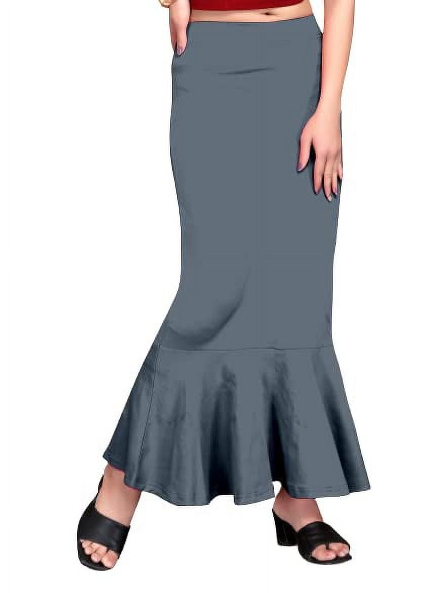 eloria Magenta Cotton Blended Shape Wear for Saree Petticoat Skirts for  Women Flare Saree Shapewear