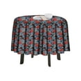 thumbnail image 1 of eloria Invertebrate Printed Round Table Cloth Resistant Washable Decorative Table Cover for Dining Table, 1 of 1