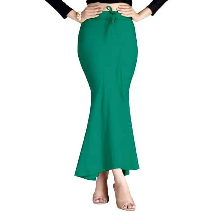eloria Rama Cotton Blended Shape Wear for Saree Petticoat Skirts for Women  Flare Saree Shapewear