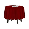 thumbnail image 1 of eloria Round Solid Table Cloth Resistant Washable Decorative Table Cover for Dining Table, 1 of 1