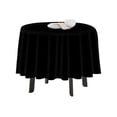 thumbnail image 1 of eloria Round Solid Table Cloth Resistant Washable Decorative Table Cover for Dining Table, 1 of 1