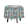 thumbnail image 1 of eloria Viollion Printed Round Table Cloth Resistant Washable Decorative Table Cover for Dining Table, 1 of 1