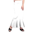 thumbnail image 1 of eloria White Soft Comfy Pleated Saree Silhouette Saree Shapewear Flare Petticoat for Women Lycra Cotton Blended Petticoat Skirts for Women Shape Wear Dress for Saree, 1 of 7