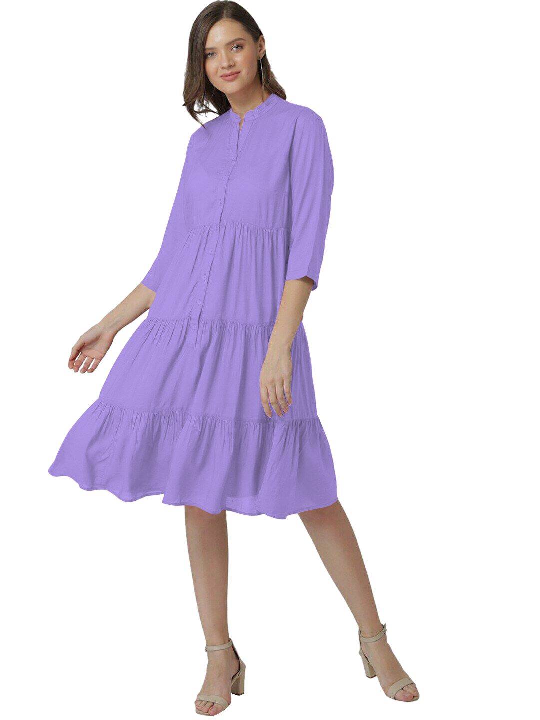 orchid color dress short Baltic Born Womens Rev Mini Dress | Orchid Multi