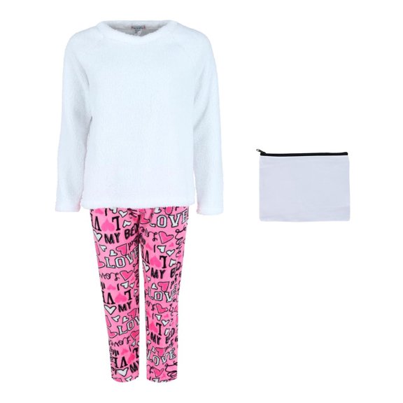 em & alfie Love My Bed Pajama Set with Makeup Bag (Women)