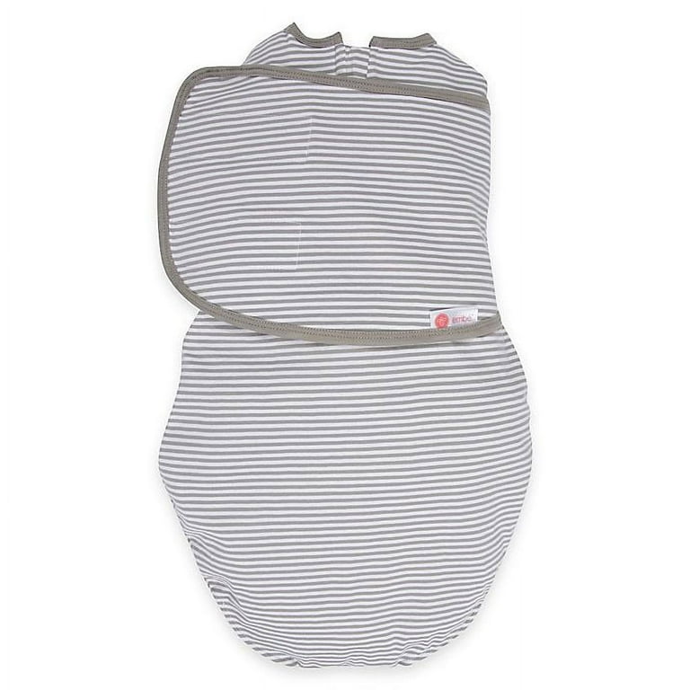 embe 2 Way Swaddle Classic Gray Stripe OS