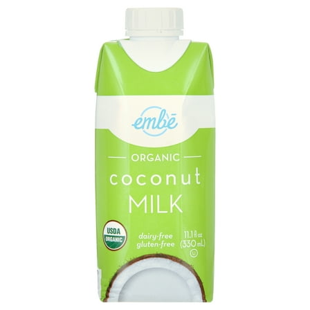 embe Organic Unsweetened Dairy-Free Coconut Milk, 11.1 fl. oz.