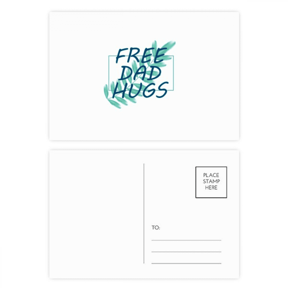 embrace father s postcard set birthday mailing thanks greeting card