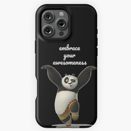 embrace your awesomeness Master poo kung fu panda Phone Case for iPhone 16 15 14 13 12 11 Pro Max M5908806