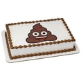 thumbnail image 1 of Emoji Smiley Poo Edible Image Cake Topper Image, by Tnct., 1 of 4