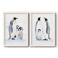 thumbnail image 1 of Emperor Penguins I - Premium Framed Canvas 2 Piece Set - Ready to Hang, 1 of 7