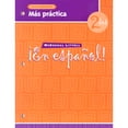 thumbnail image 1 of ¡en Español!: Más Práctica (Cuaderno) Level 2 (Paperback) by McDougal Littel (Prepared for publication by), 1 of 1