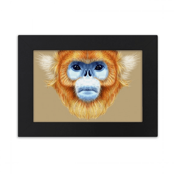 en snub-nosed monkey animal desktop photo frame ornaments picture art painting