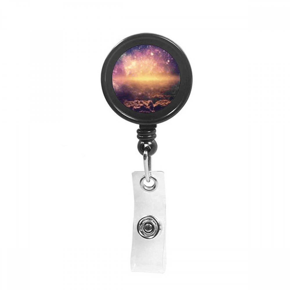 en spnebula cosc pattern Retractable Keychain Badge Holder ID Badge