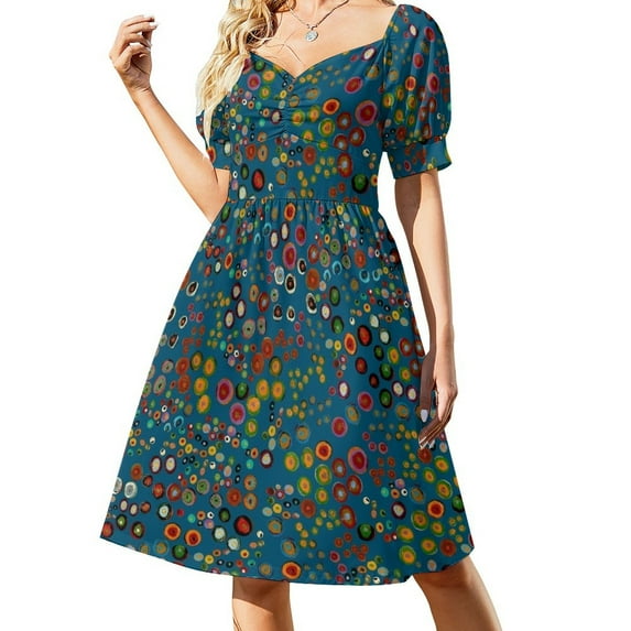 enCHANTment spirals on midnight Sleeveless Dress Long veiled dresses dresses for women luxury designer party