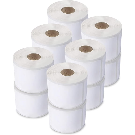 enKo (12 Rolls / 12000 Labels) 30334 Dymo Compatible Multipurpose Barcode (1-1/4" x 2-1/4")