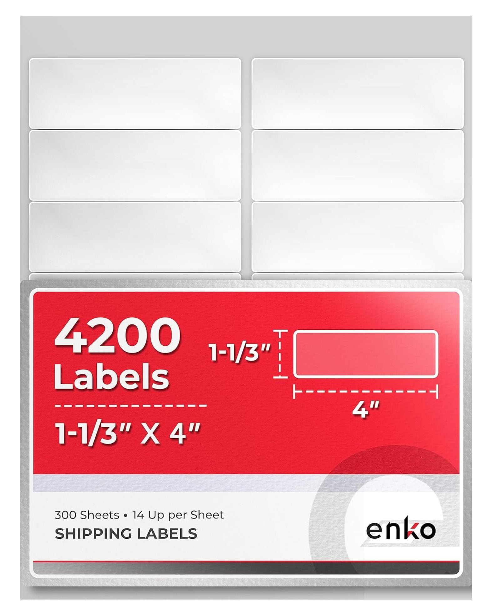 enKo 4200 Labels, 1-1/3