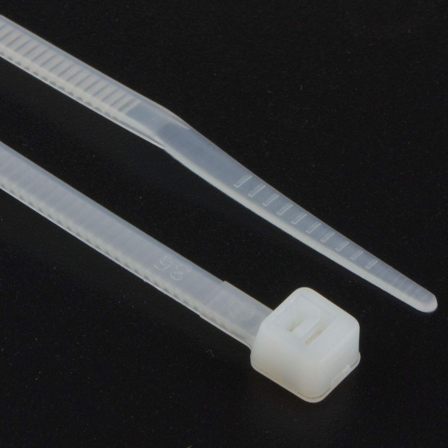 EnTie Schwarze Kabelbinder 2,5x150 Mm – Nylon 66, UL-zertifiziert, 100 Stück, Für Kabelmanagement & Organisation