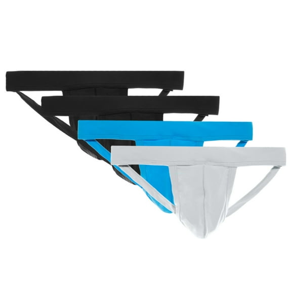 enV Men's Athletic Supporter Performance Jockstrap with Elastic Waistband - Sport Underwear (Size - Large)