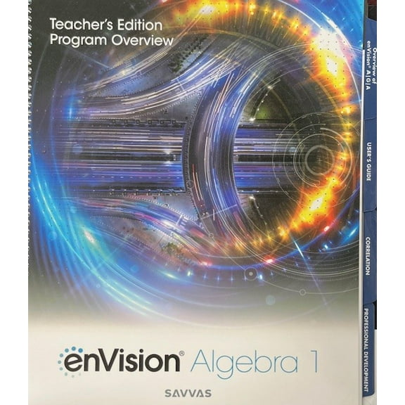 enVision Alegbra 1 Teacher's Edition Program Overview, c. 2024, 9781418402099, 1418402095 - New