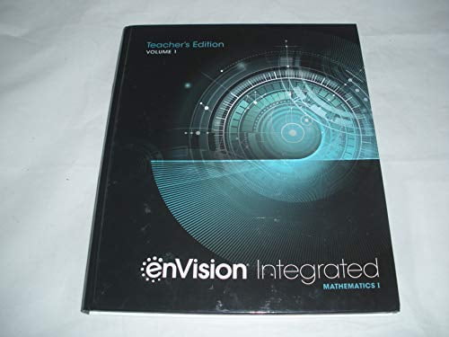 Pre-Owned enVision Integrated Mathematics I (Volume 1) Teacher's ...