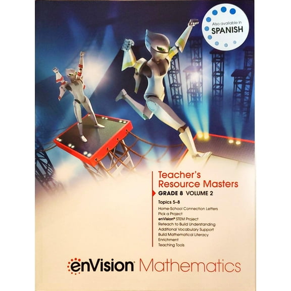 enVision Mathematics, Teacher's Resource Masters, Grade 8, Volume 2, Topics 5-8, 9781418269401, 1418269409