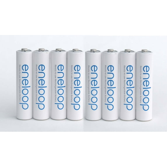 eneloop (2nd gen) AAA 1500 Cycle, Ni-MH Pre-Charged Rechargeable Batteries, 8 Pack (discontinued by manufacturer)
