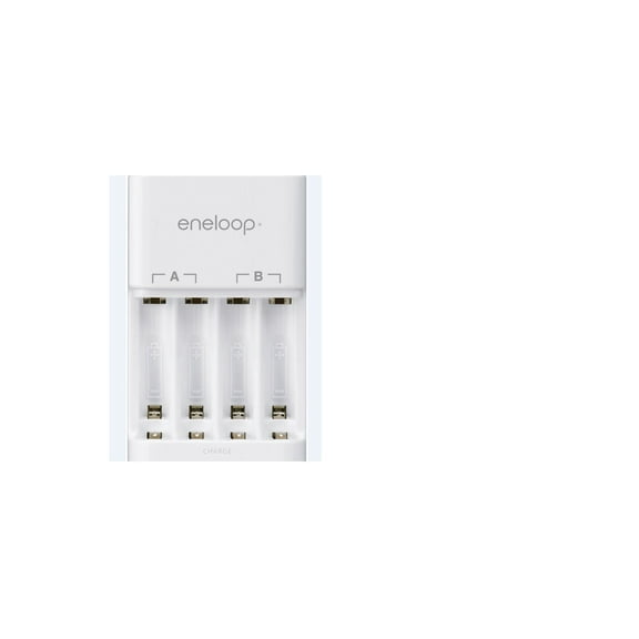 eneloop 4-Position Ni-MH Rechargeable Battery Charger (white)