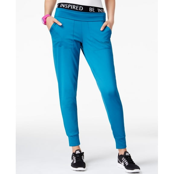 energie Juniors Brittany Slim Jogger with Elastic Waistband, Ink Blue, XS