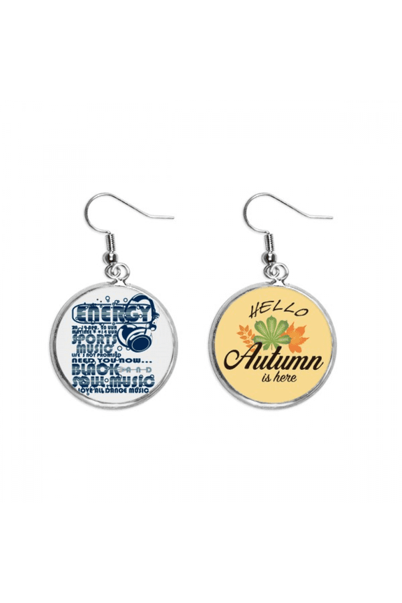 energy sports music vitality sounds earring dangle autumn earring jewelry