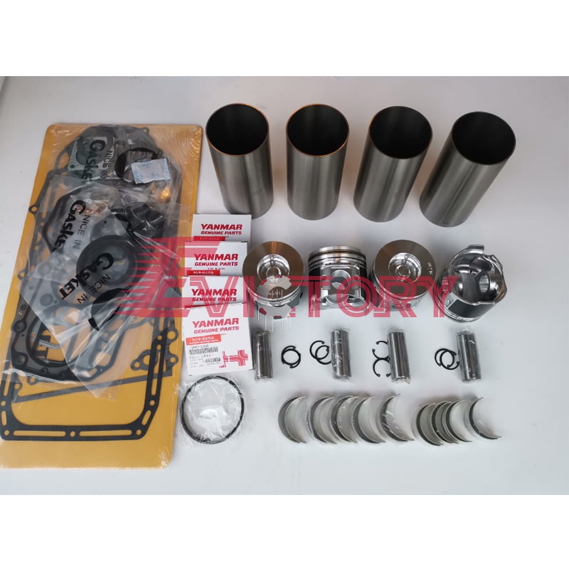 Engine Rebuild Kits For Yanmar Tnv Tnv Syua Water Pump Pistons Ring Cylinder Liner