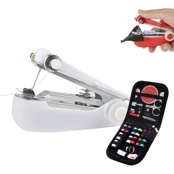 enkfyh Stitchpal Sewing Tool, Stitch Pal Sewing Machine, Manual Quick Portable Mending Machine for Quick Repairs, Mini Portable Handheld Sewing Device for Home, DIY Handmade